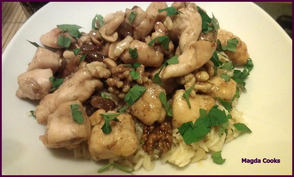 63 walnut raisins chicken