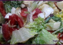 Simple Salad with Egg and Lettuce