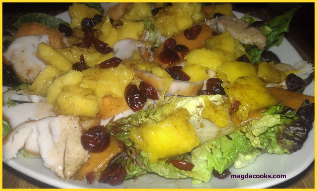 99 smoked chicken mango salad